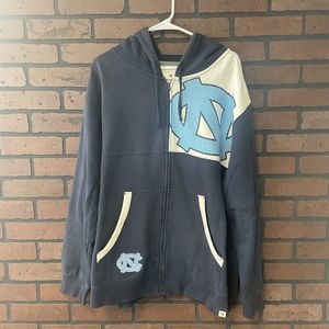 University of North Carolina Full Zip Hooded Sweatshirt Size 2XL